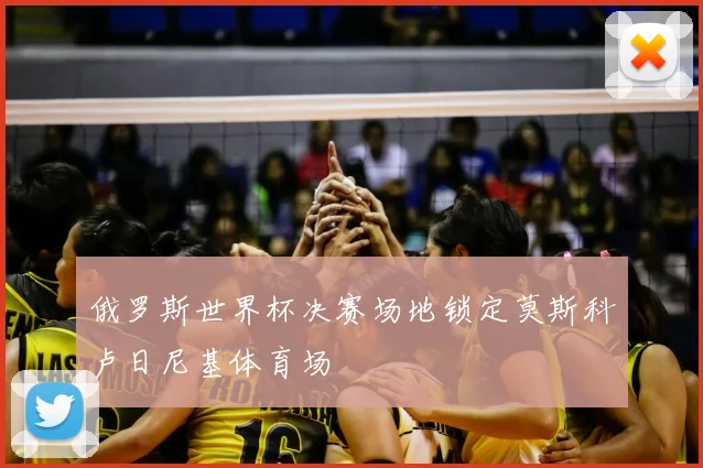 俄罗斯世界杯决赛场地锁定莫斯科卢日尼基体育场